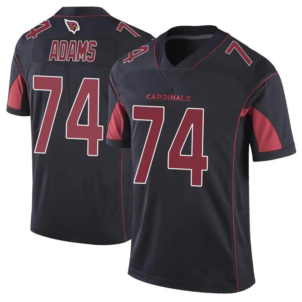 Perkns A.Cardinals #74 Isaiah Adams Player Black Limited Elite Home Game Stitched Jerseys
