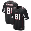 Perkns A.Cardinals #81 Travis Vokolek Player Black Game Stitched Jerseys