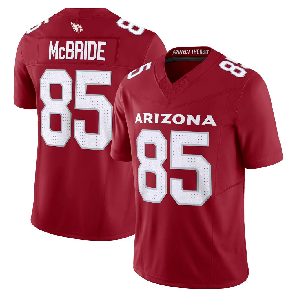 Perkns A.Cardinals #85 Trey McBride Player Red Vapor F.U.S.E. Limited Stitched Jerseys