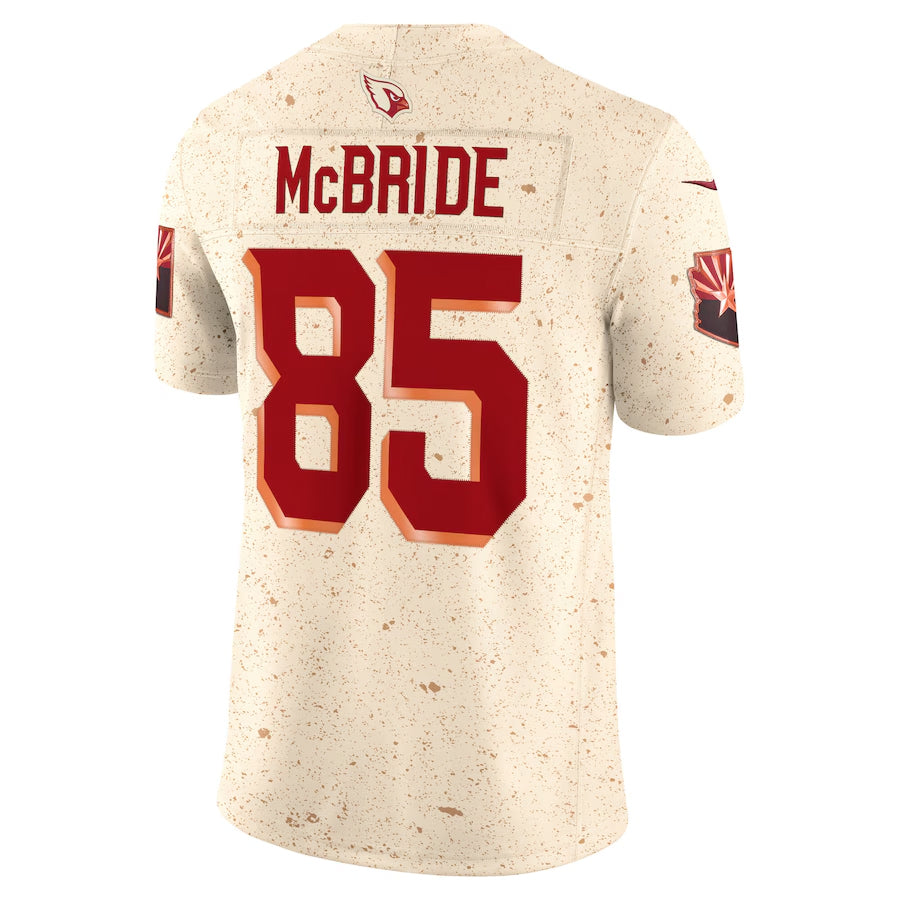 Perkns A.Cardinals #85 Trey McBride Player Rivalries Collection Vapor Limited Stitched Jerseys