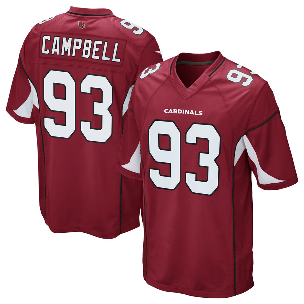 Perkns A.Cardinals #93 Calais Campbell Player Cardinal Game Stitched  Jerseys
