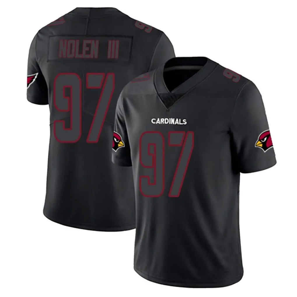 Perkns A.Cardinals #97 Walter Nolen III Player Black Impact Limited Home Game Stitched Jerseys