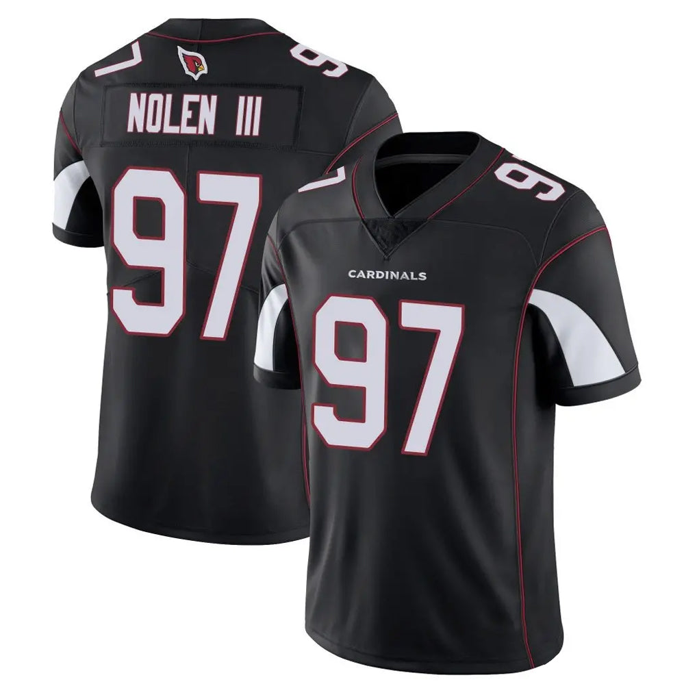 Perkns A.Cardinals #97 Walter Nolen III Player Black Vapor Limited Home Game Stitched Jerseys