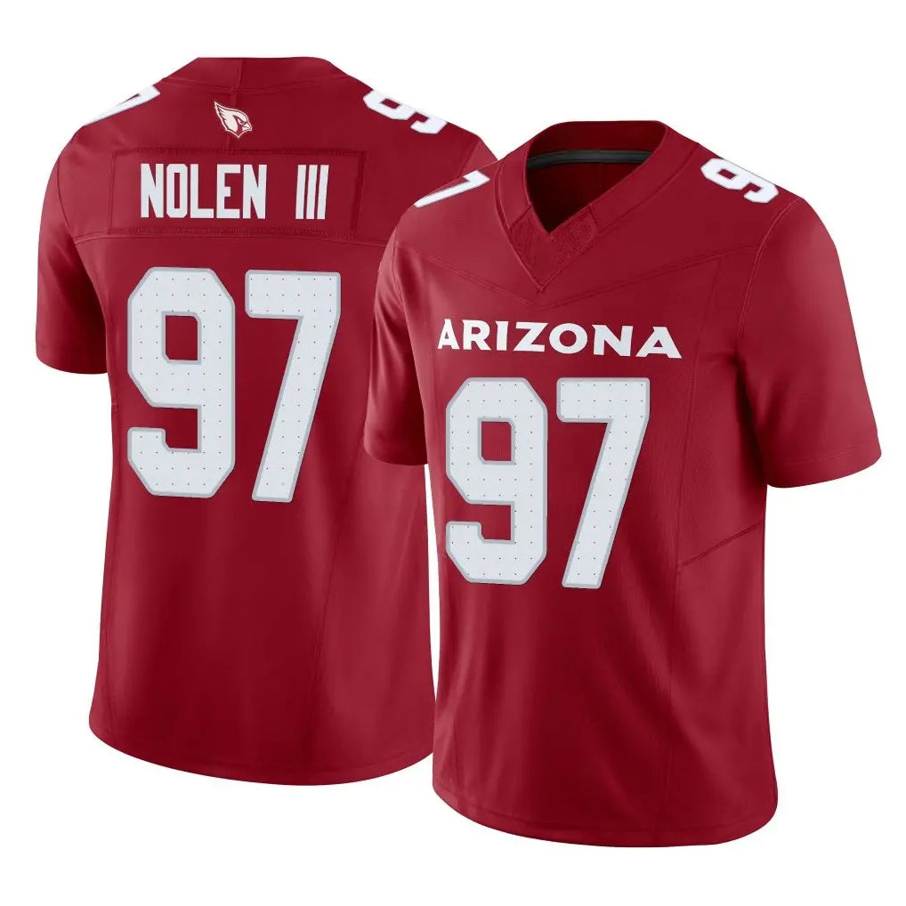 Perkns A.Cardinals #97 Walter Nolen III Player Cardinal Vapor F.U.S.E. Limited Home Game Stitched Jerseys