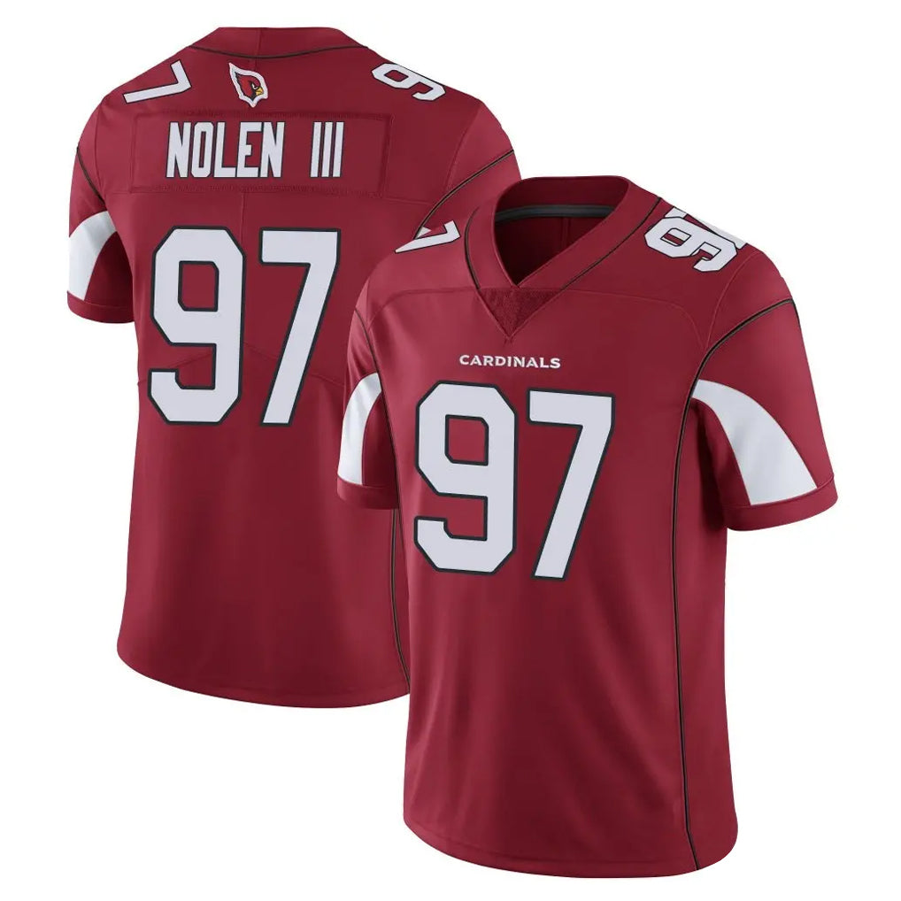 Perkns A.Cardinals #97 Walter Nolen III Player Cardinal Vapor Limited Home Game  Stitched Jerseys