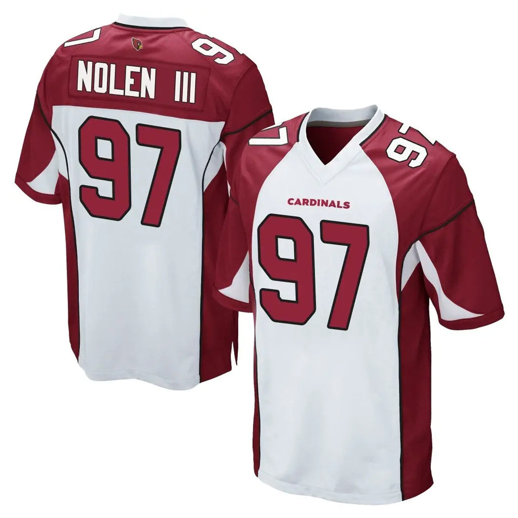 Perkns A.Cardinals #97 Walter Nolen III Player White Home Game Stitched Jerseys