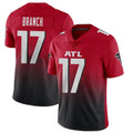 Perkns A.Falcons #17 Zachariah Branch Player Red Vapor Untouchable Limited Home Game Stitched Jerseys