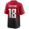 Perkns A.Falcons #18 Kirk Cousins Player Red Home Game Stitched Jerseys