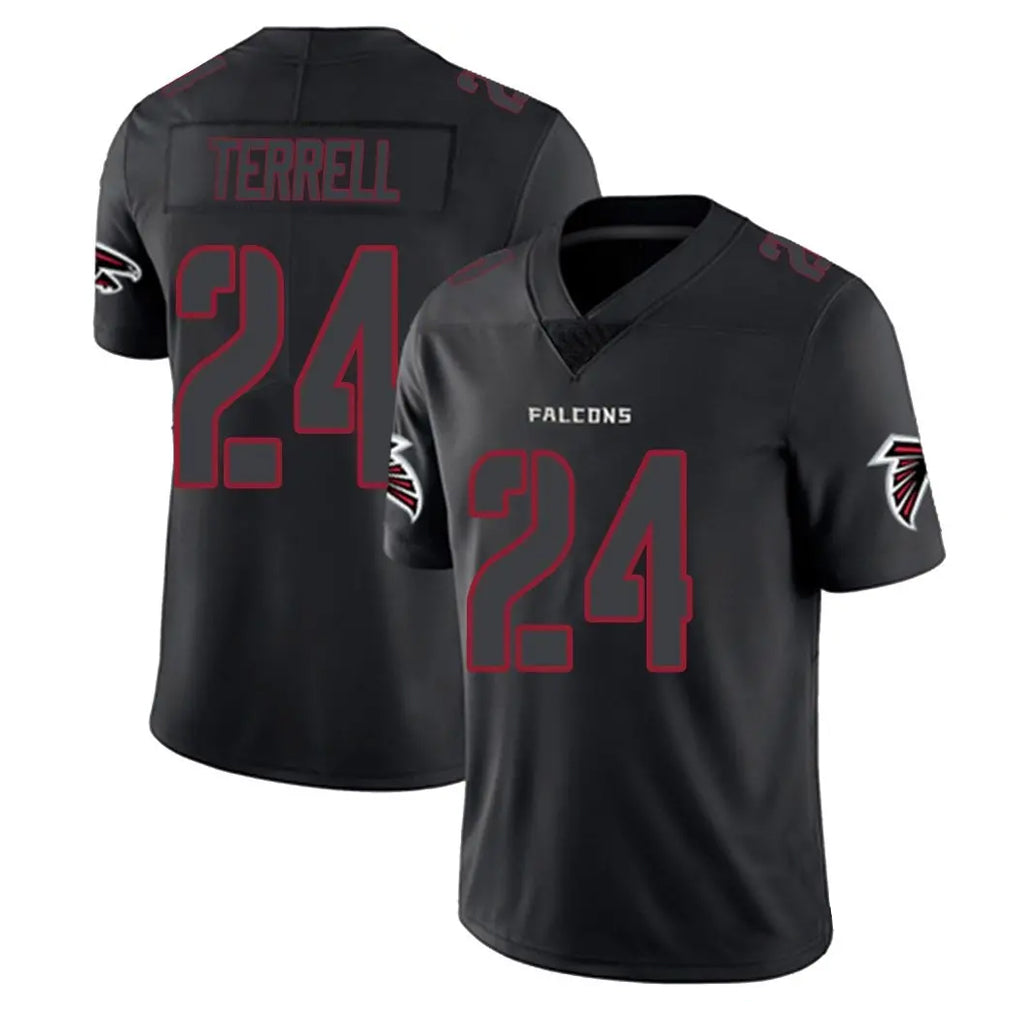 Perkns A.Falcons #24 A.J. Terrell Jr. Player Black Impact Limited Game Stitched Jerseys