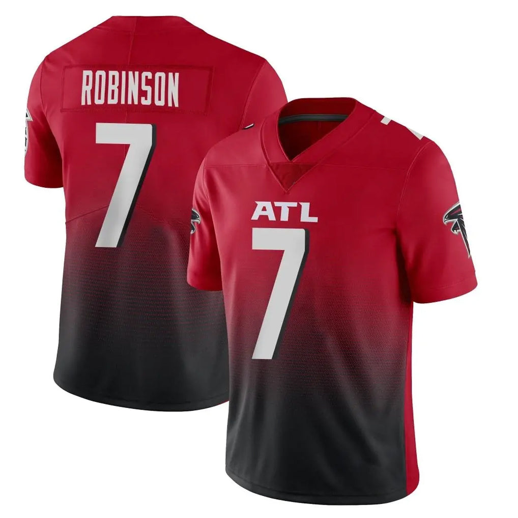 Perkns A.Falcons #7 Bijan Robinson Player Red Vapor Untouchable Limited Home Game Stitched Jerseys
