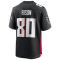 Perkns A.Falcons #80 Andre Rison Player Black Home Game Stitched Jerseys