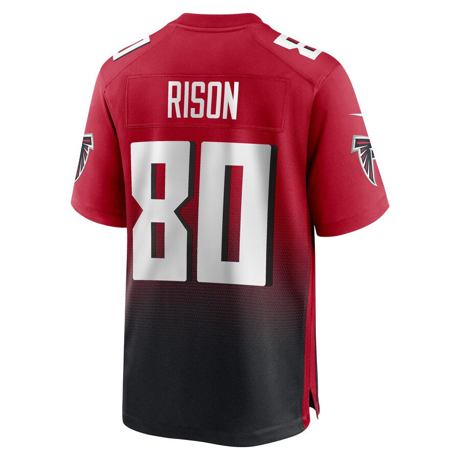 Perkns A.Falcons #80 Andre Rison Player Red Home Game Stitched Jerseys