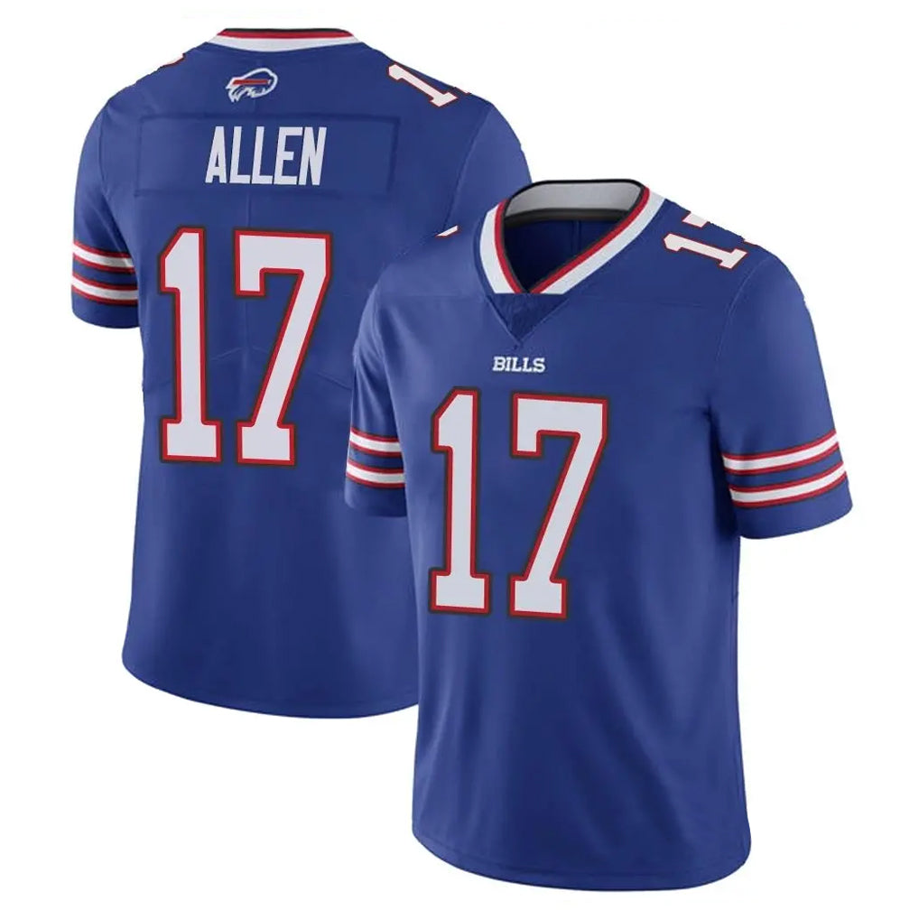 Perkns B.Bills #17 Josh Allen Player Royal Vapor Untouchable Limited Stitched Jerseys