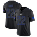 Perkns B.Bills #22 Ray Davis Player Limited Black Impact Stitched Jerseys