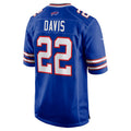 Perkns B.Bills #22 Ray Davis Player Royal Home Game Stitched Jerseys