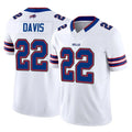 Perkns B.Bills #22 Ray Davis Player White Vapor F.U.S.E. Limited Stitched Jerseys