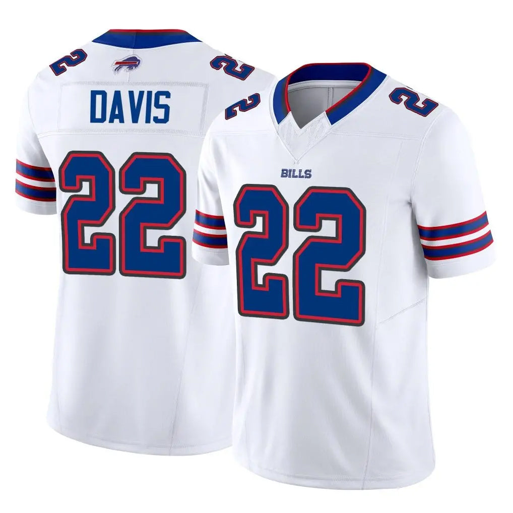 Perkns B.Bills #22 Ray Davis Player White Vapor F.U.S.E. Limited Stitched Jerseys