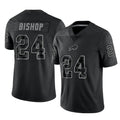 Perkns B.Bills #24 Cole Bishop Player Black RFLCTV Limited Stitched Jerseys