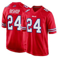 Perkns B.Bills #24 Cole Bishop Player Red Home Game Stitched Jerseys