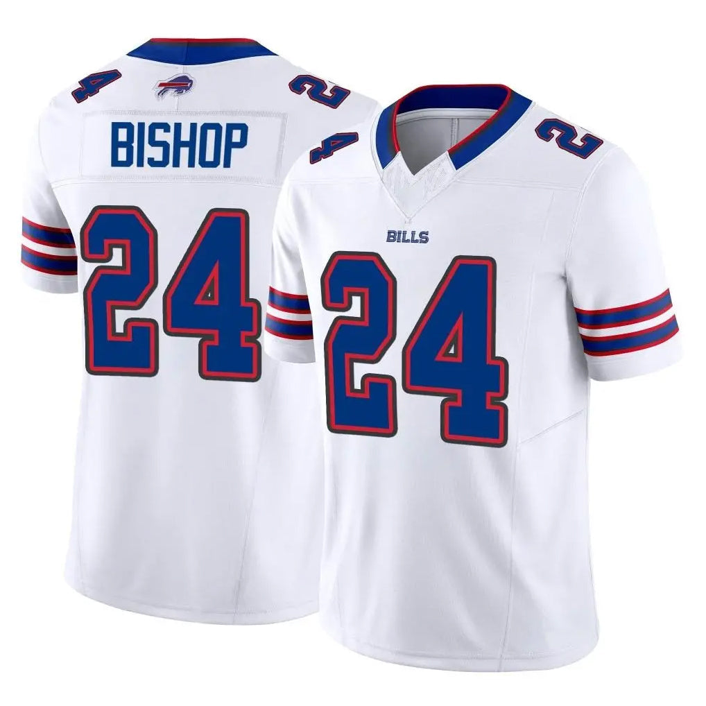 Perkns B.Bills #24 Cole Bishop Player White Vapor F.U.S.E. Limited Stitched Jerseys