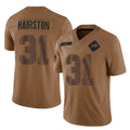 Perkns B.Bills #31 Maxwell Hairston Player Brown Salute To Service Limited Stitched Jerseys
