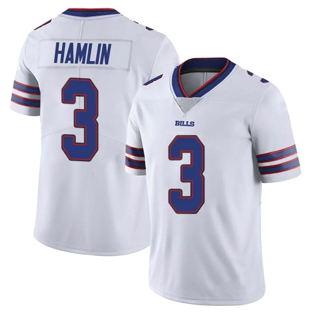 Perkns B.Bills #3 Damar Hamlin Player White Vapor Untouchable Limited Stitched Jerseys