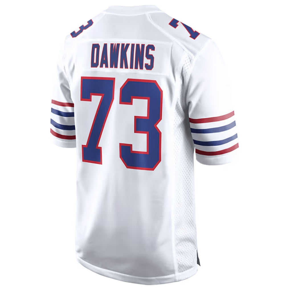 Perkns B.Bills #73 Dion Dawkins Player White Alternate Limited Home Game Stitched Jerseys