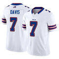 Perkns B.Bills #7 Ray Davis Player White Vapor F.U.S.E. Limited Stitched Jerseys
