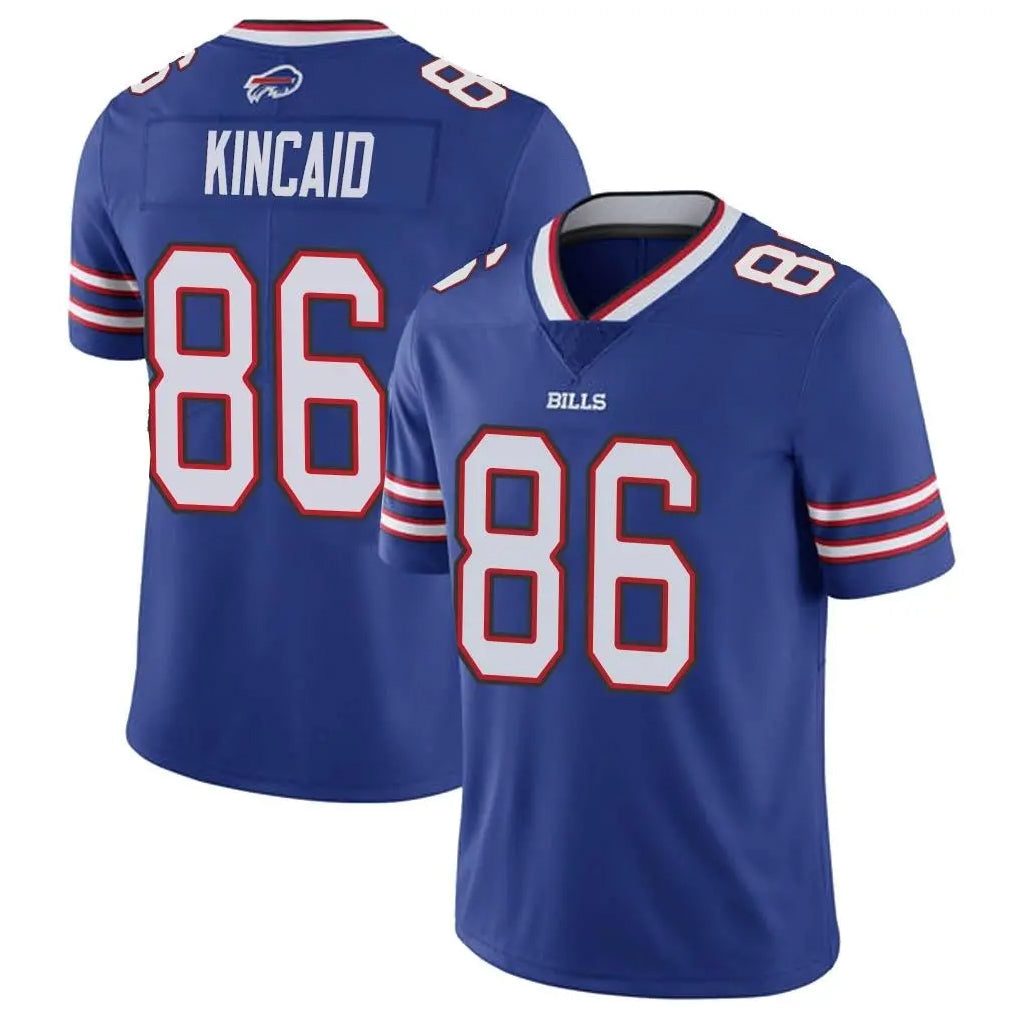 Perkns B.Bills #86 Dalton Kincaid Player Royal Vapor Untouchable Limited Stitched Jerseys