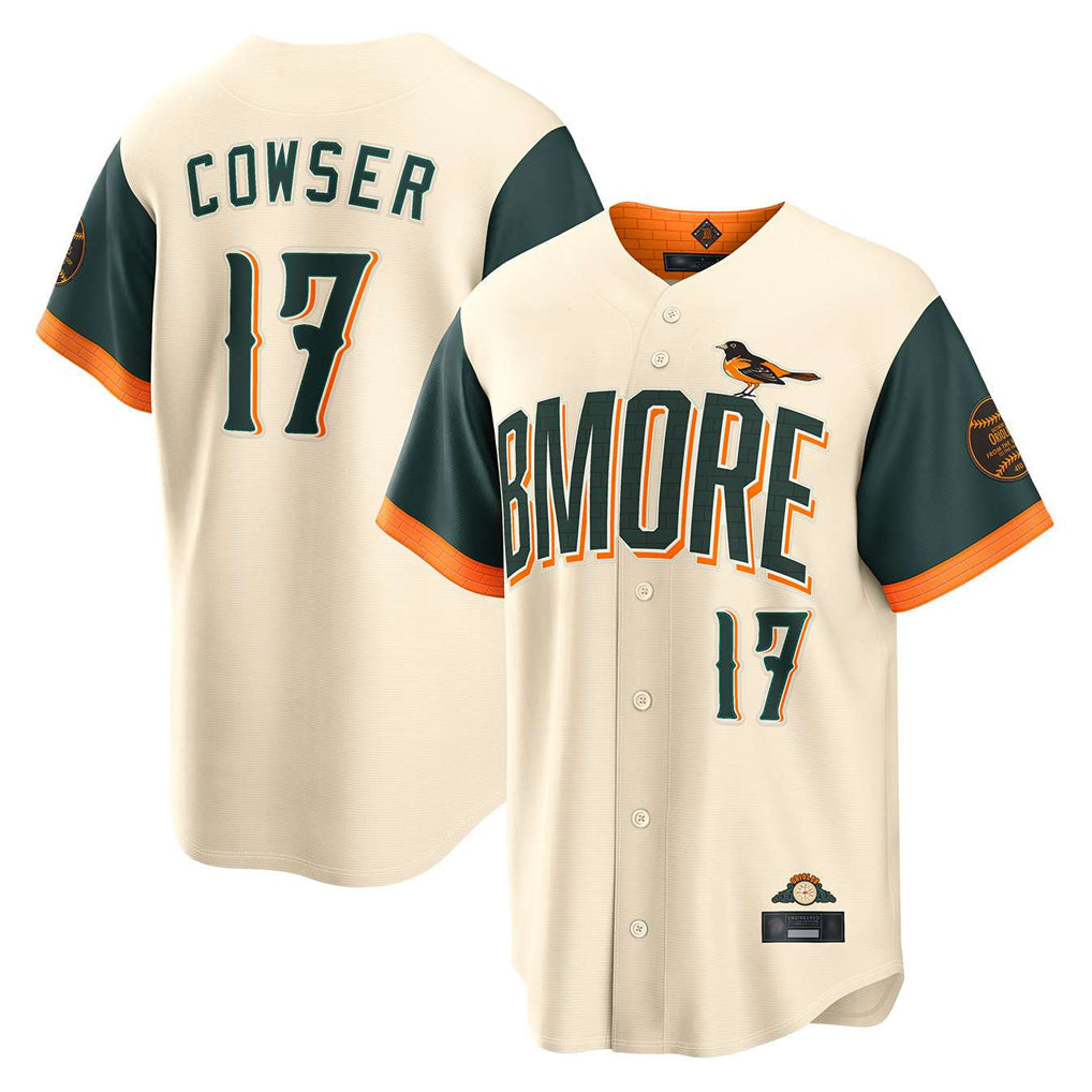 Perkns B.Orioles #17 Colton Cowser Player Cream 2026 City Connect Limited Elite Home Game Stitched Jerseys