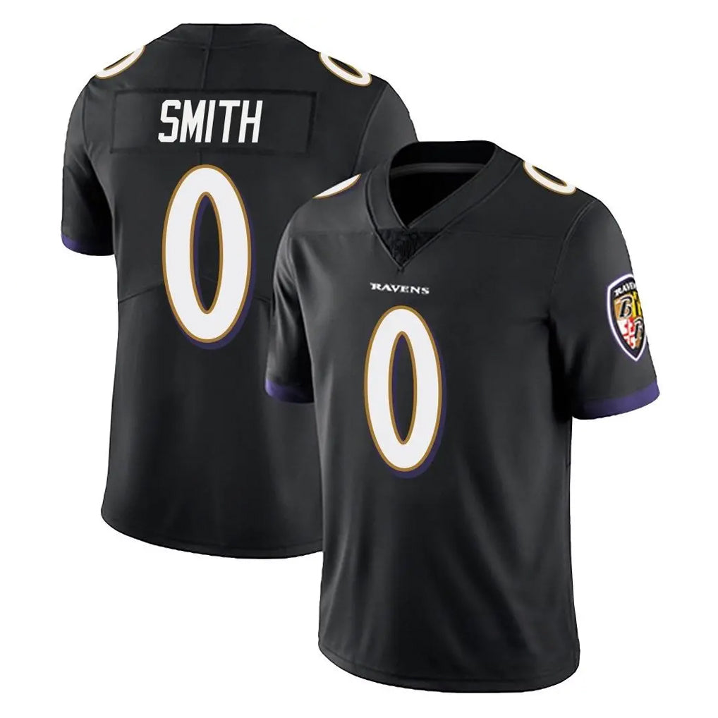 Perkns B.Ravens #0 Roquan Smith Player Black Vapor Untouchable Limited Home Game Stitched Jerseys