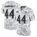Perkns B.Ravens #44 Marlon Humphrey Player Arctic Camo Salute to Service Limited Stitched Jerseys