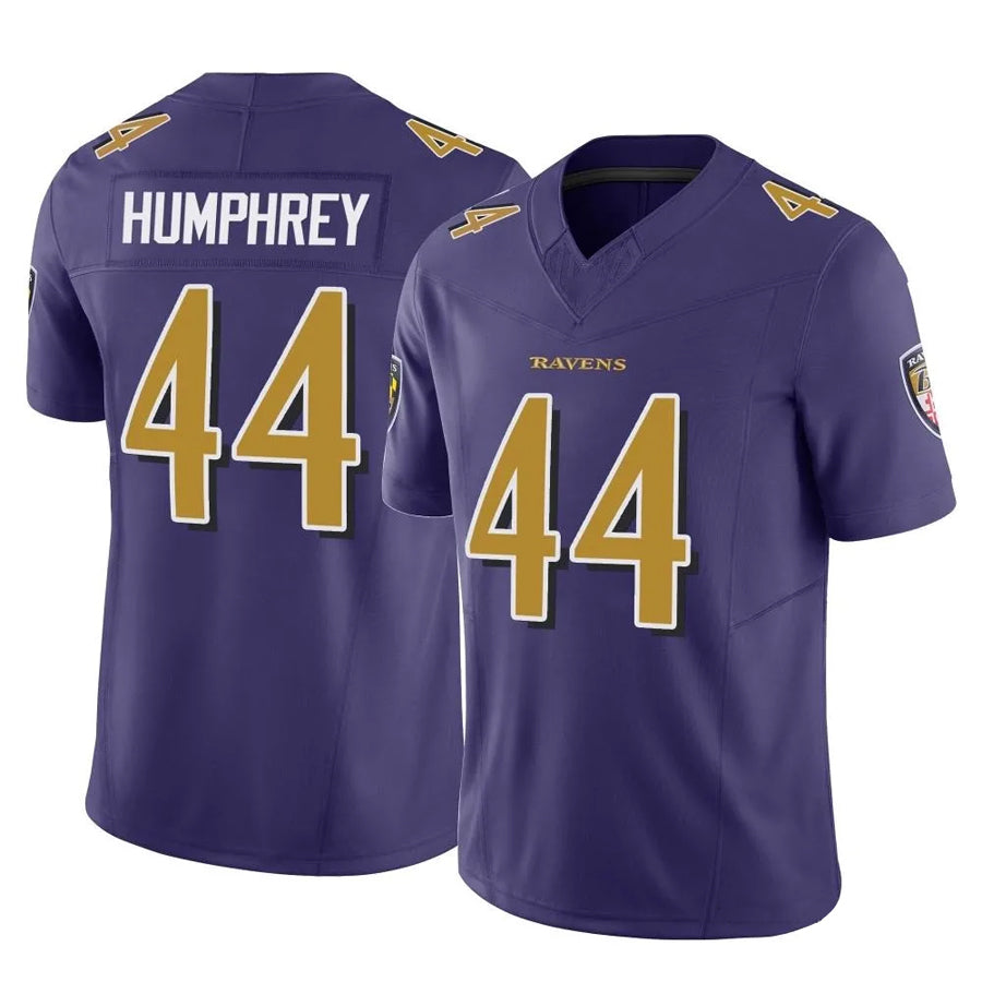 Perkns B.Ravens #44 Marlon Humphrey Player Purple Legend Limited Home Game Stitched Jerseys