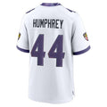 Perkns B.Ravens #44 Marlon Humphrey Player White Home Game Stitched Jerseys