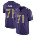 Perkns B.Ravens #71 Olaivavega Ioane Player Purple Color Vapor Untouchable Home Game Stitched Jerseys