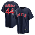 Perkns B.Red Sox #44 Aroldis Chapman Player Navy Home Game Stitched Jerseys