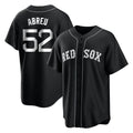 Perkns B.Red Sox #52 Wilyer Abreu Player Black Home Game Stitched Jerseys