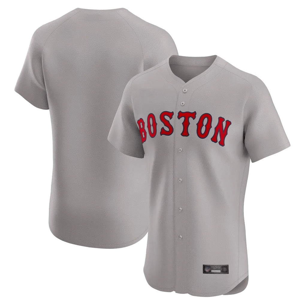 Perkns B.Red Sox Blank Player Gray Road Limited Elite Home Game Stitched Jerseys