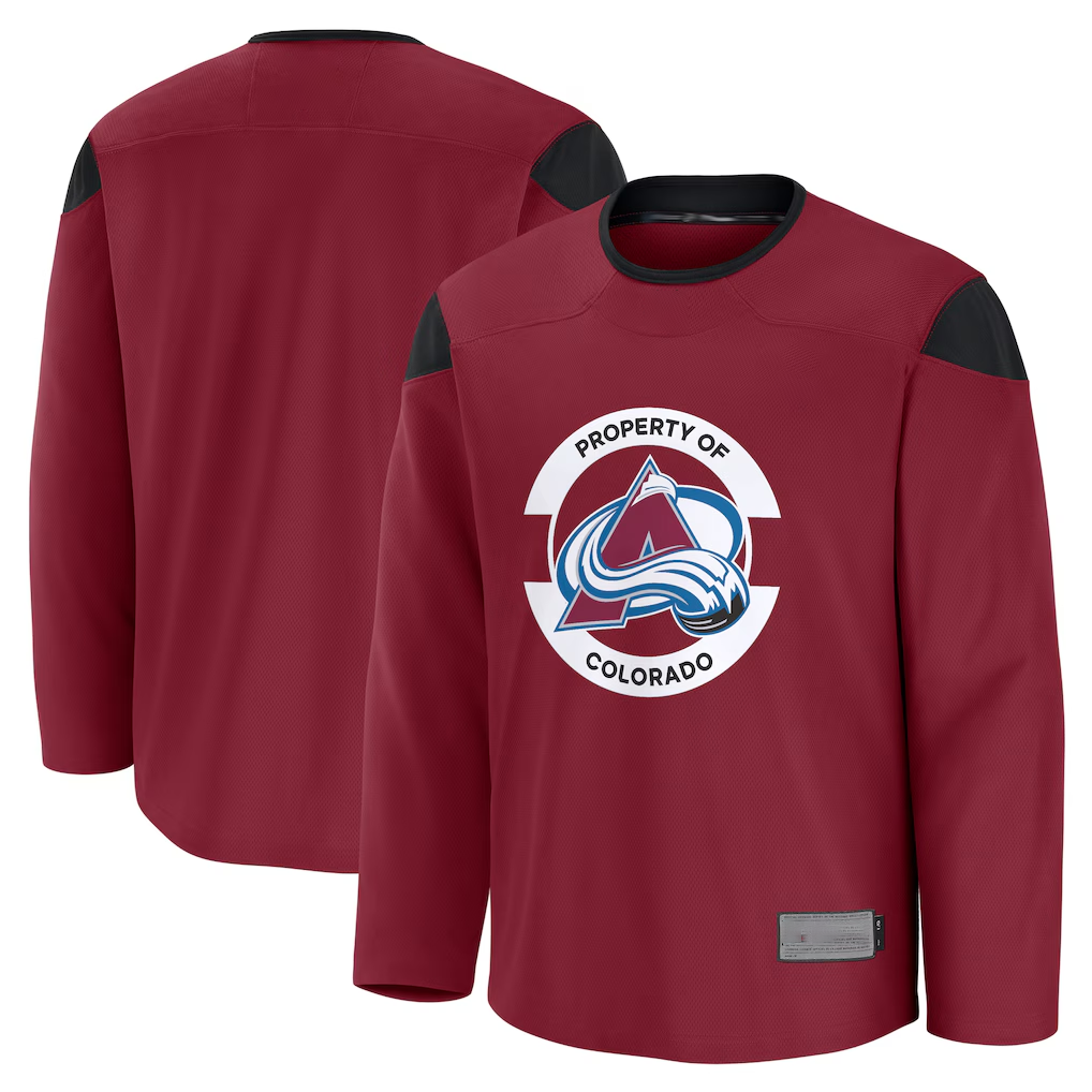 Perkns C.Avalanche Burgundy Practice Jerseys