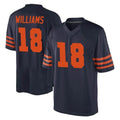 Perkns C.Bears #18 Caleb Williams Player Navy Blue Alternate Game Stitched Jerseys
