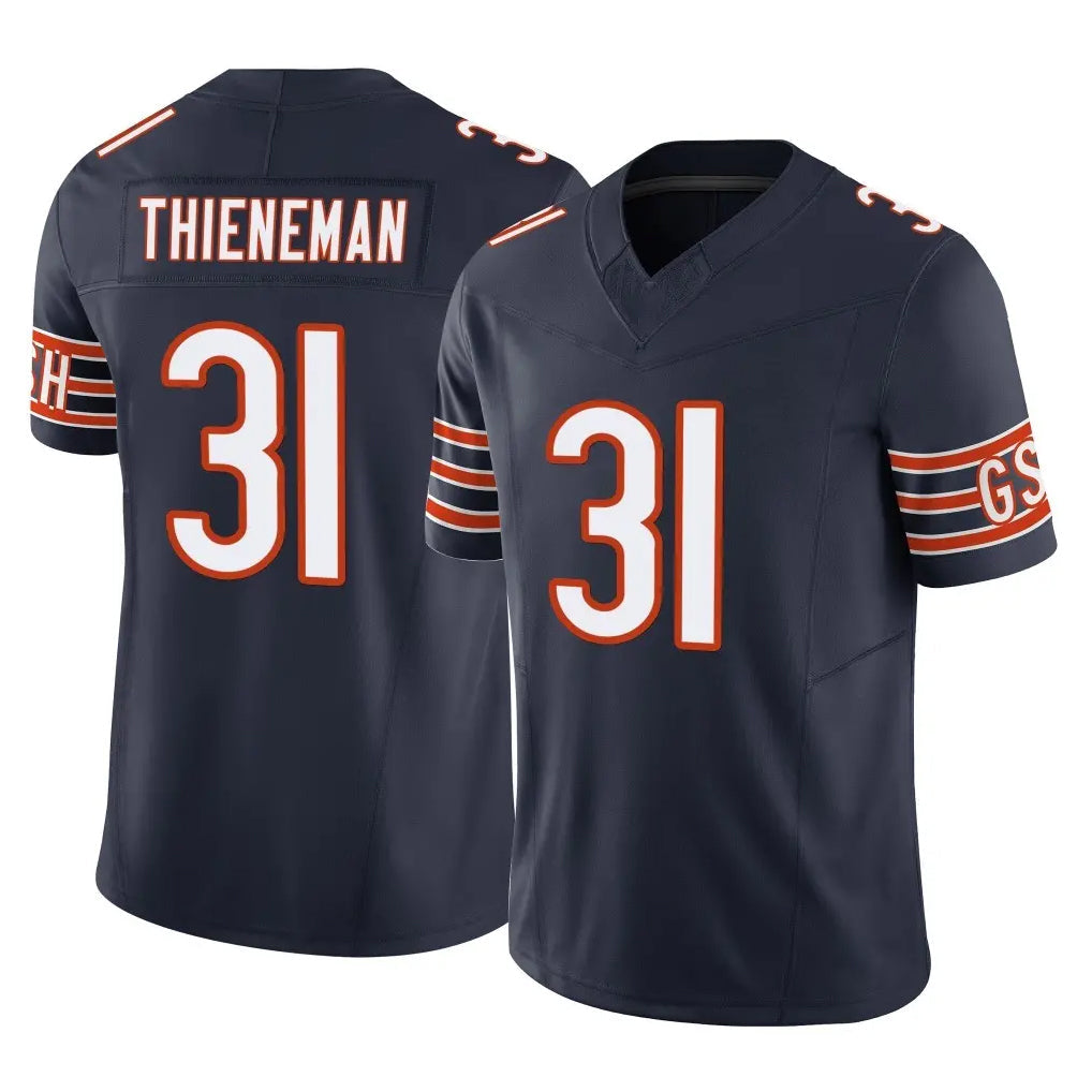 Perkns C.Bears #31 Dillon Thieneman Player Navy Vapor F.U.S.E. Limited Home Game Stitched Jerseys