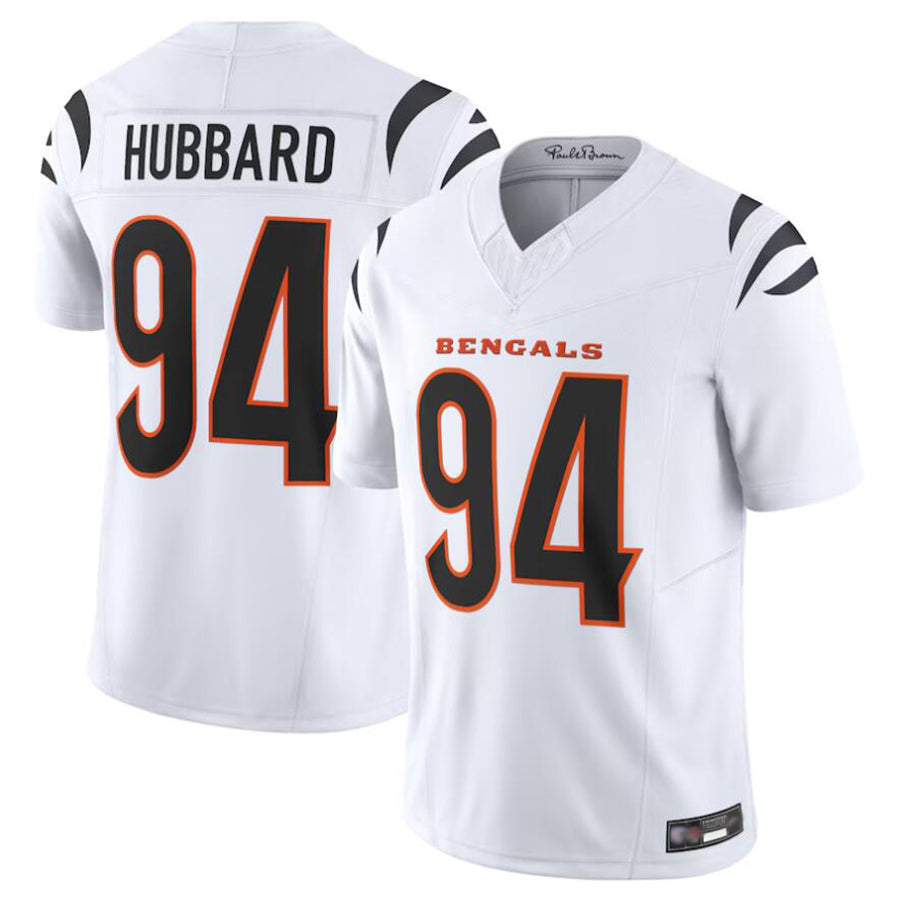 Perkns C.Bengals #94 Sam Hubbard Player White Vapor F.U.S.E. Limited Stitched Jerseys