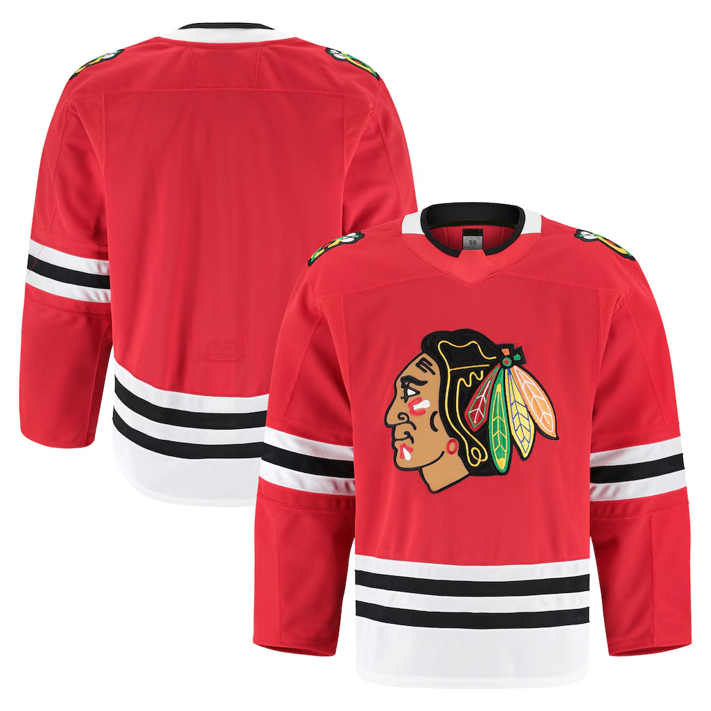Perkns C.Blackhawks Red Home Authentic Pro Jerseys