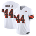 Perkns C.Browns #44 Harold Fannin Jr. Player White Limited Vapor F.U.S.E. Alternate Game Stitched Jerseys