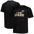 Perkns C.Cavaliers Black Big & Tall Pop Full-Button Jerseys