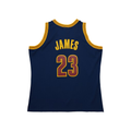 Perkns C.Cavaliers #23 LeBron James Mitchell & Ness Navy Big & Tall Hardwood Classics 2008-09 Swingman Jerseys