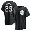Perkns C.Cubs #29 Michael Busch Player Black Game Stitched Jerseys