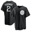 Perkns C.Cubs #2 Nico Hoerner Player Black Game Stitched Jerseys