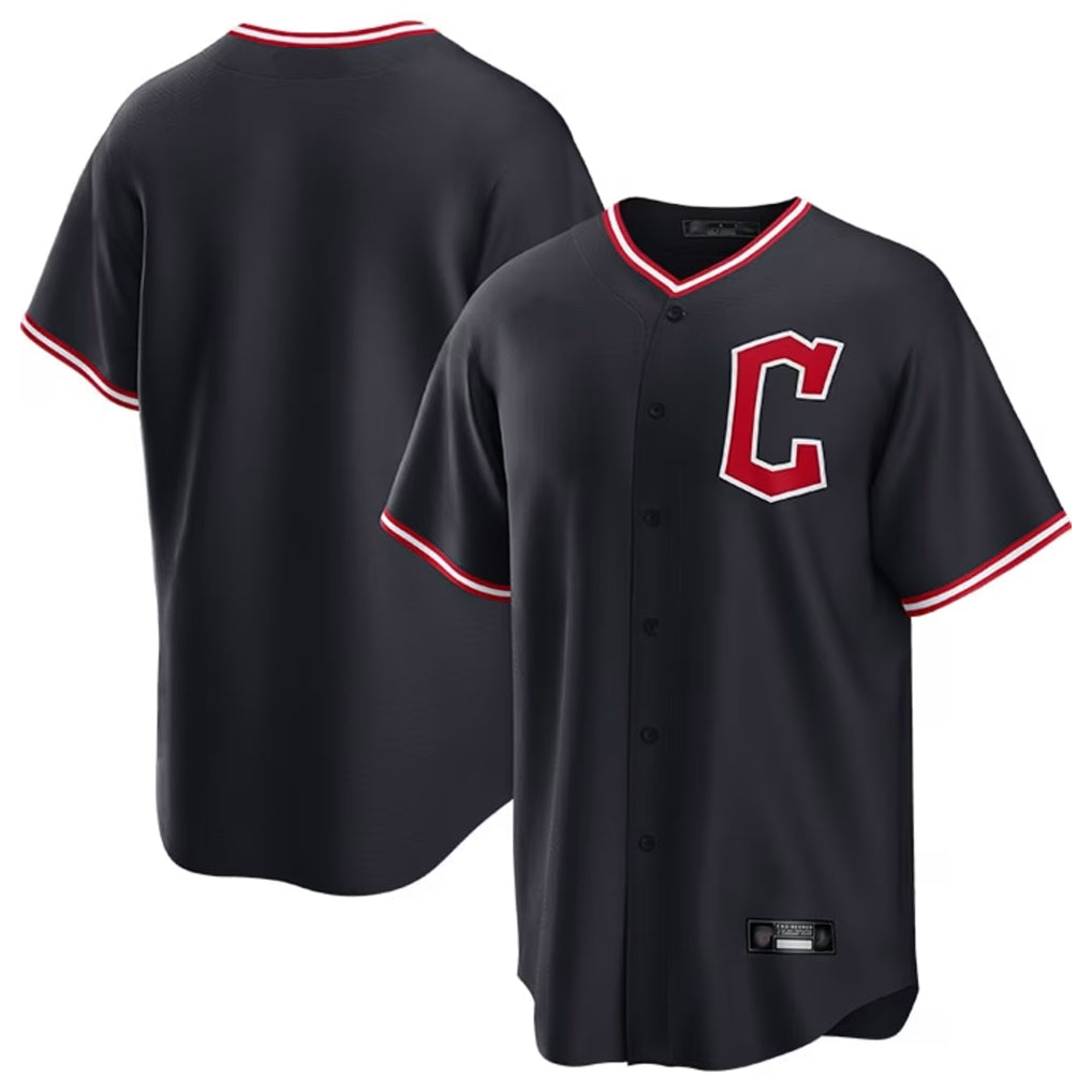Perkns C.Guardians Navy Home Game Blank Player Stitched Jerseys