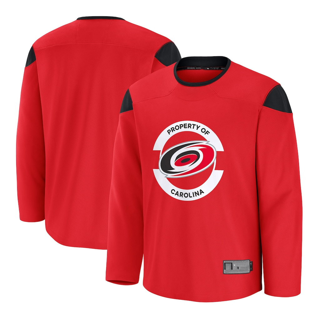 Perkns C.Hurricanes Red Practice Stitched Jerseys